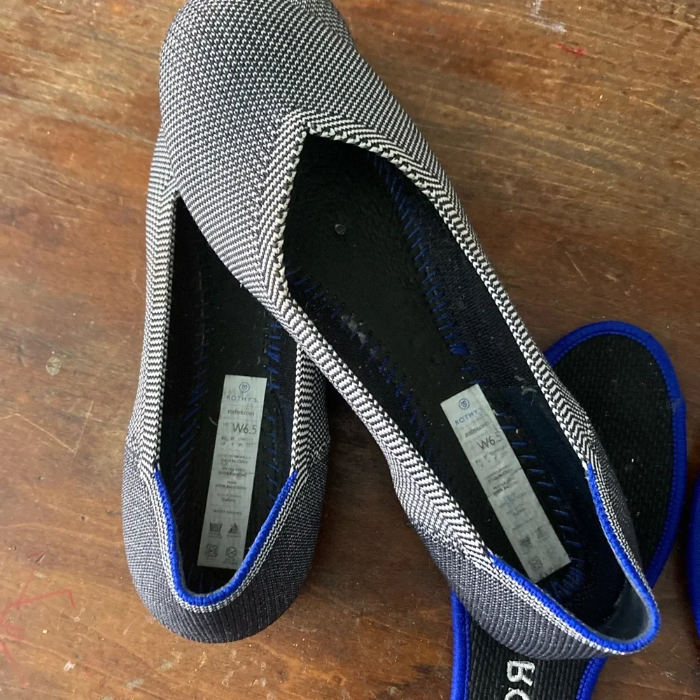 SOLD Grey Birdseye “The Flat” Women’s Size 6.5 - EUC! - Picture 12 of 16